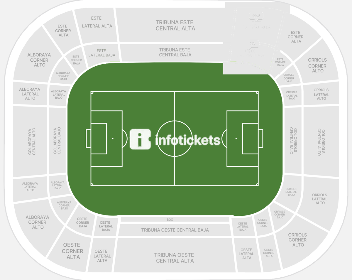 Seating Chart Levante UD Tickets