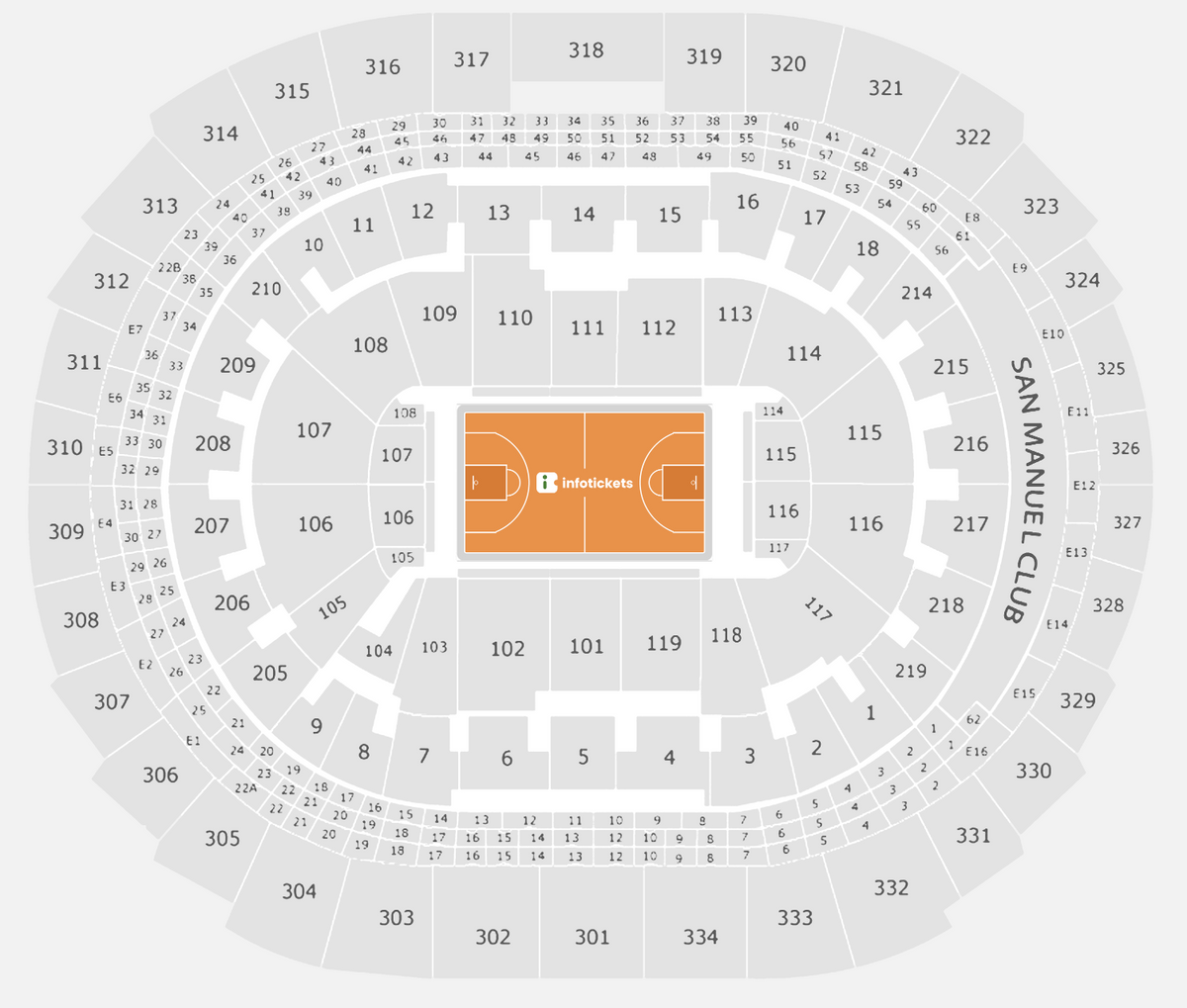 Seating Chart Los Angeles Lakers Tickets