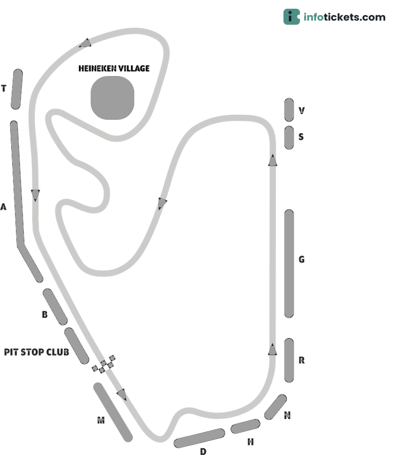 Seating Chart Brazilian F1 GP 2026 Tickets
