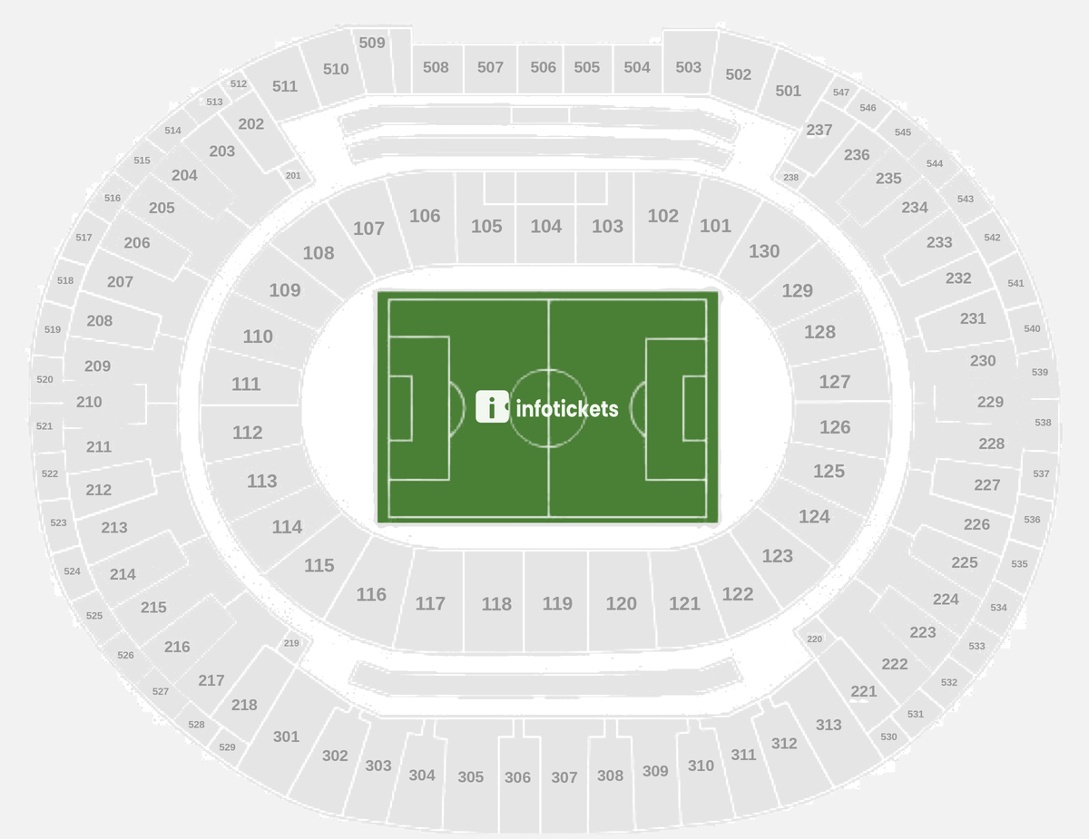 Seating Chart Flamengo Tickets