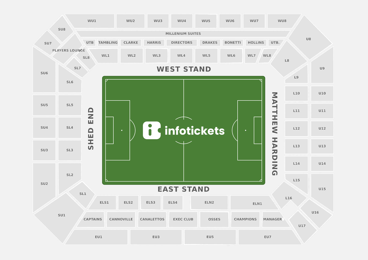 Seating Chart Chelsea Tickets