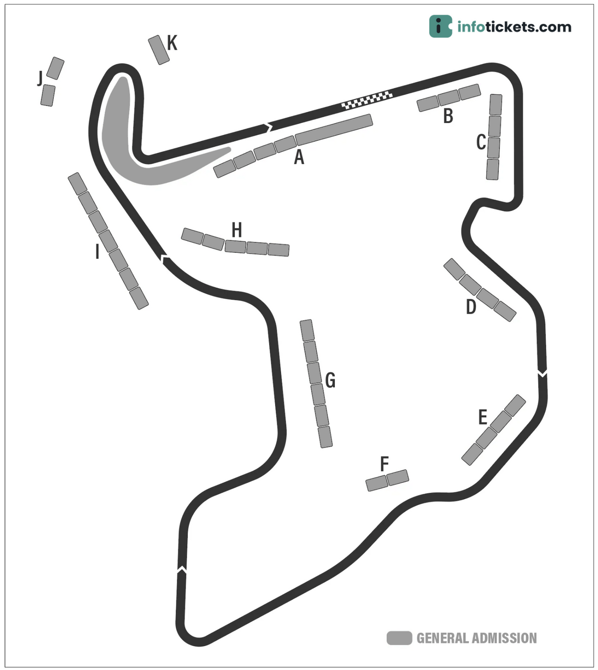 Seating Chart Indonesian Moto GP 2026 Tickets