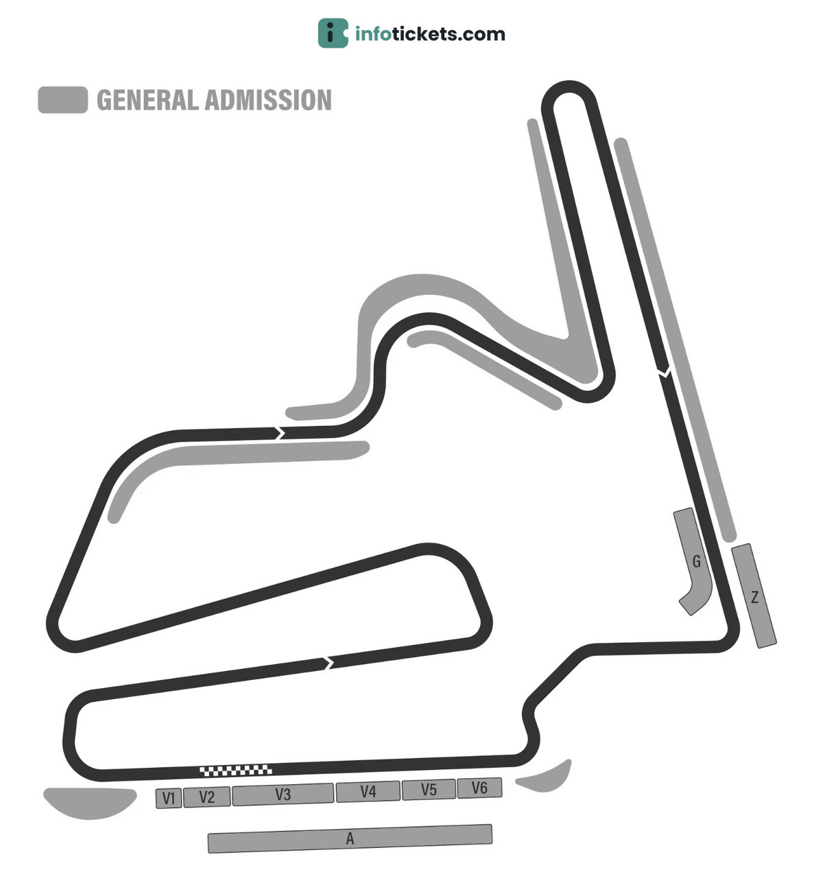 Seating Chart Japanese Moto GP 2026 Tickets